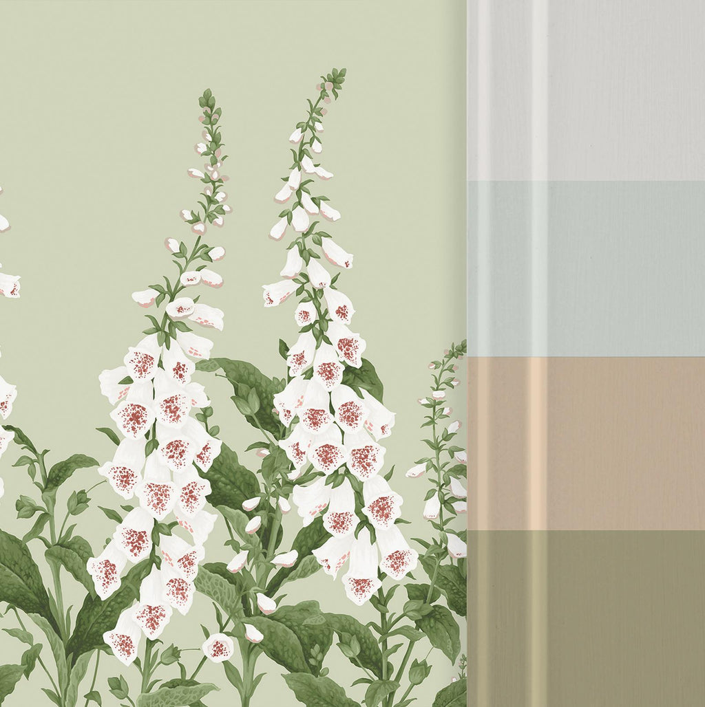 Foxglove Sage Bespoke Mural