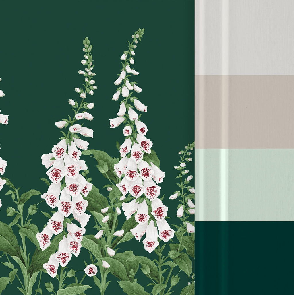 Foxglove Emerald Bespoke Mural