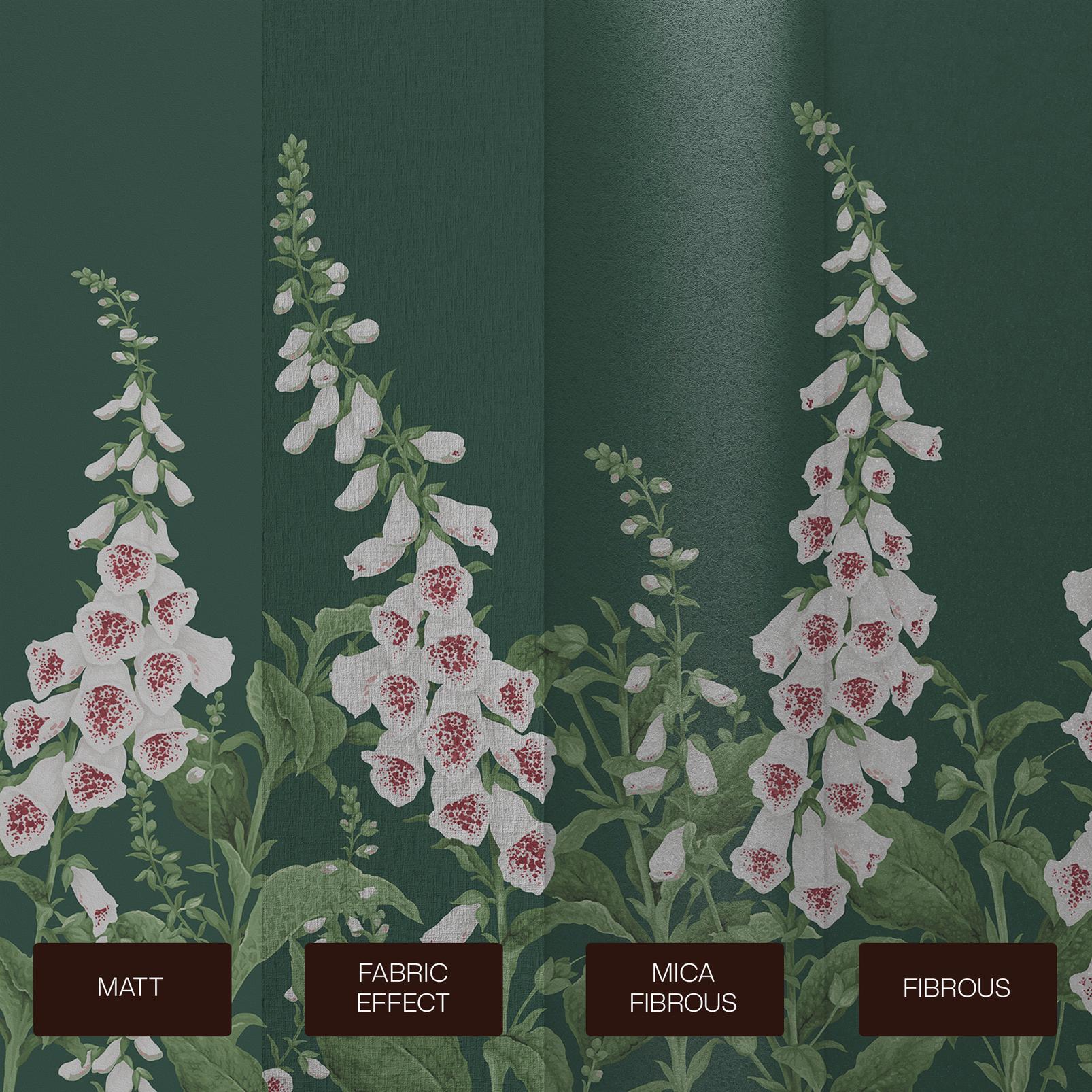 Foxglove Emerald Bespoke Mural