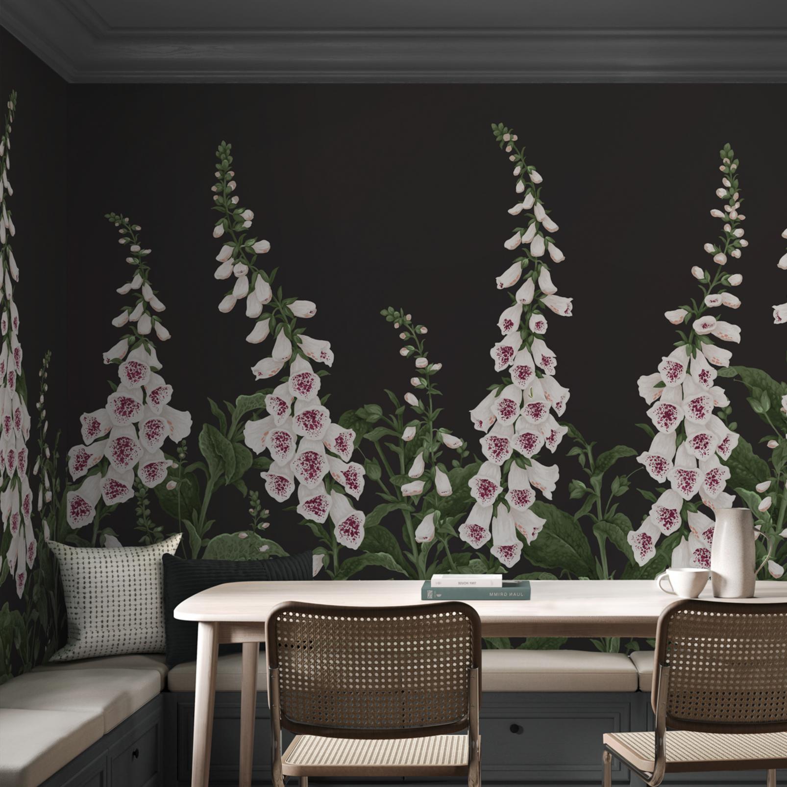 Foxglove Night Bespoke Mural