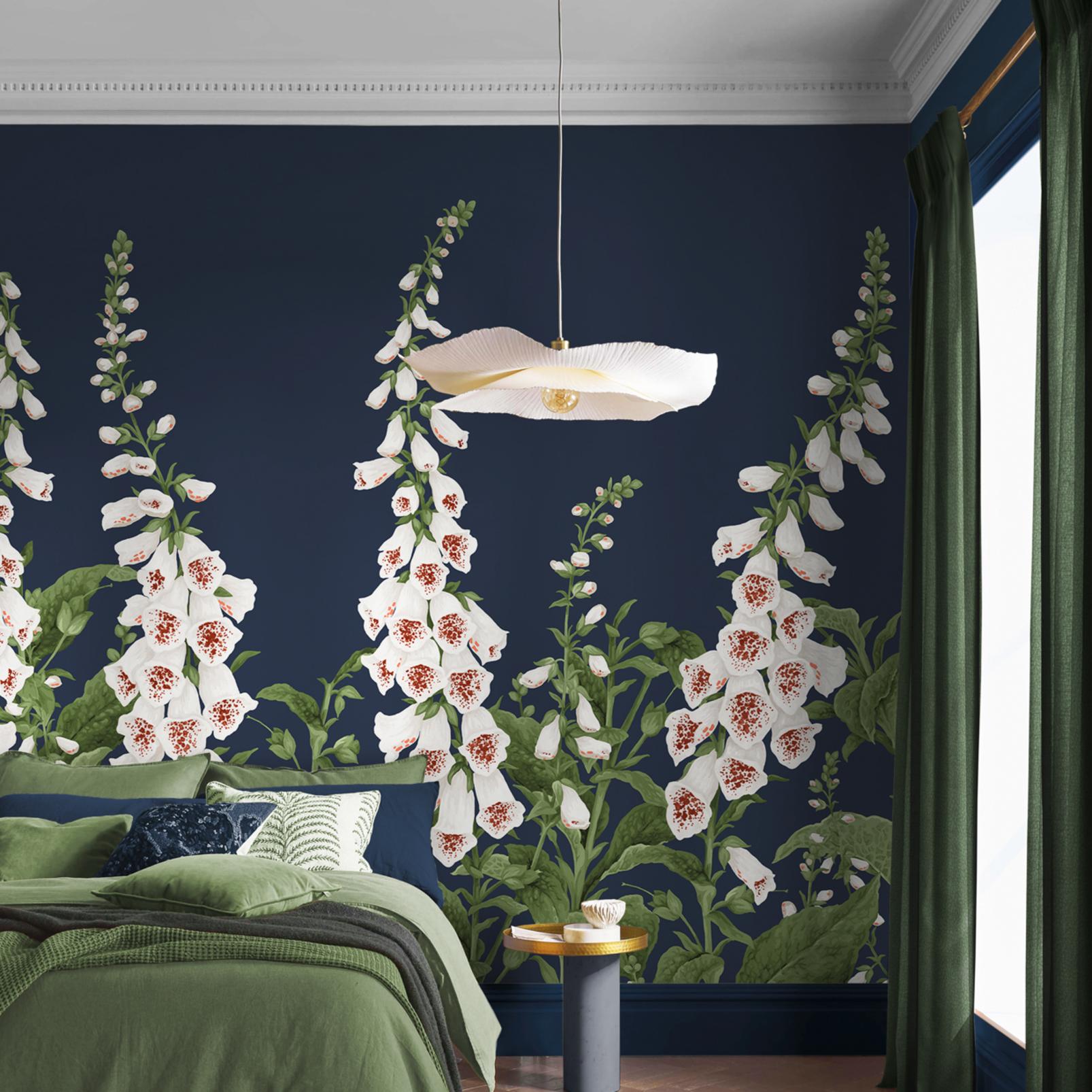 Foxglove Midnight Bespoke Mural
