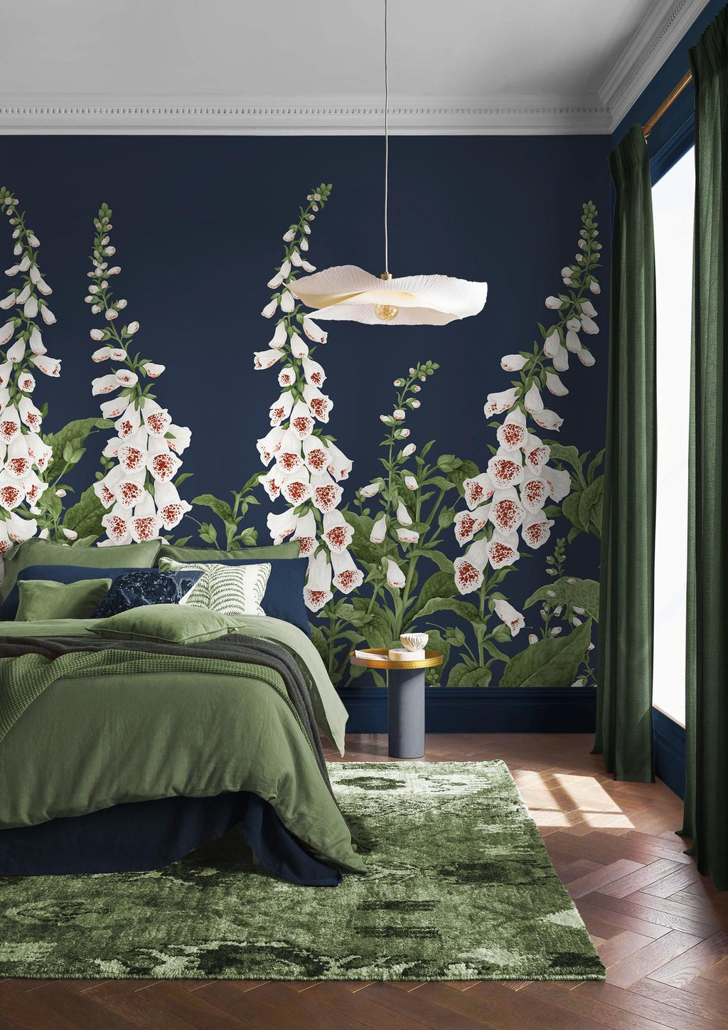 Foxglove Midnight Bespoke Mural