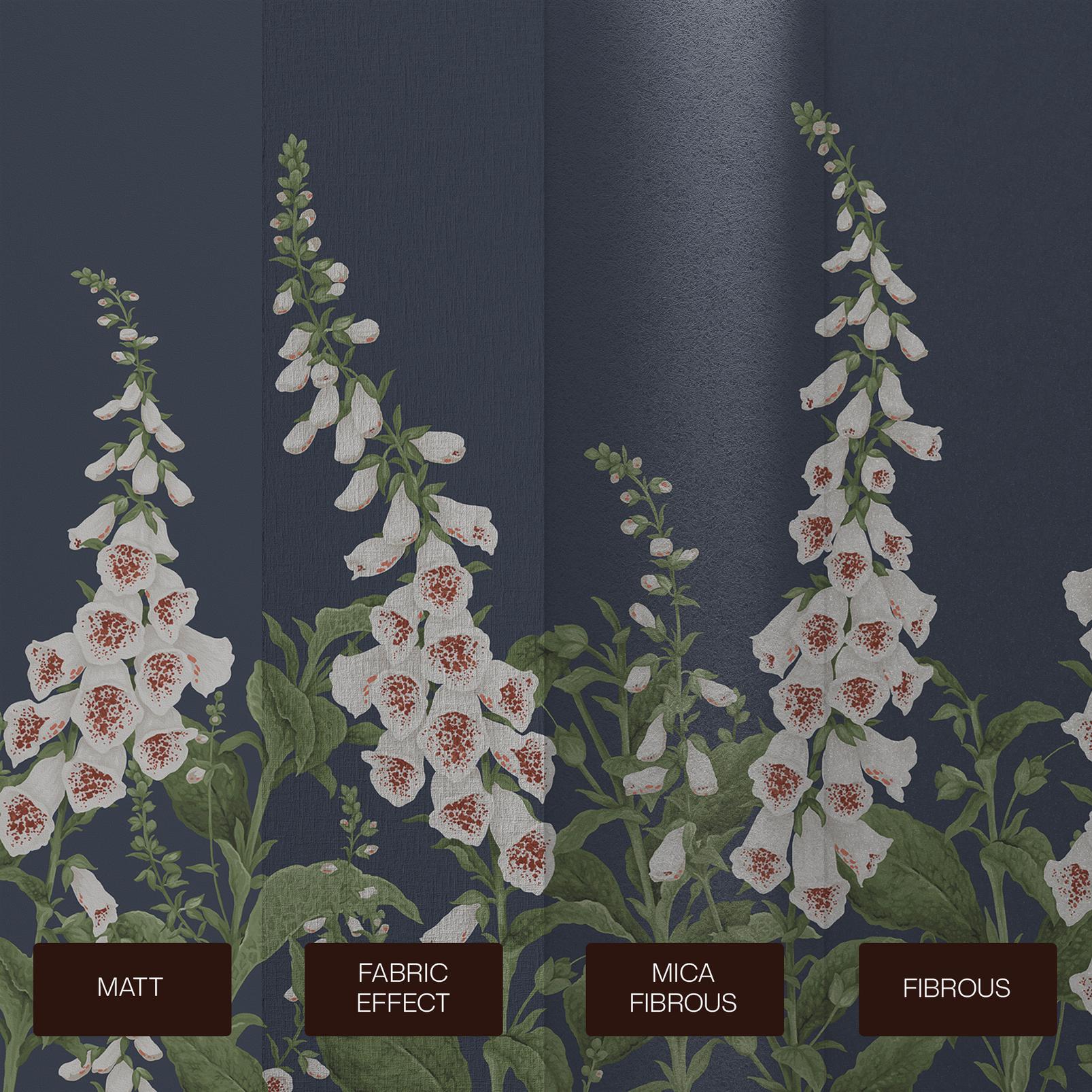 Foxglove Midnight Bespoke Mural