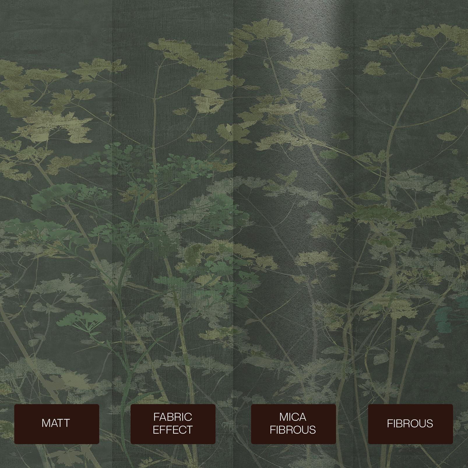 Flower Press Emerald Bespoke Mural