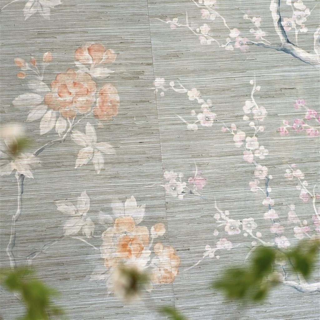 Manohari Grasscloth Blossom (Scenes & Murals II)