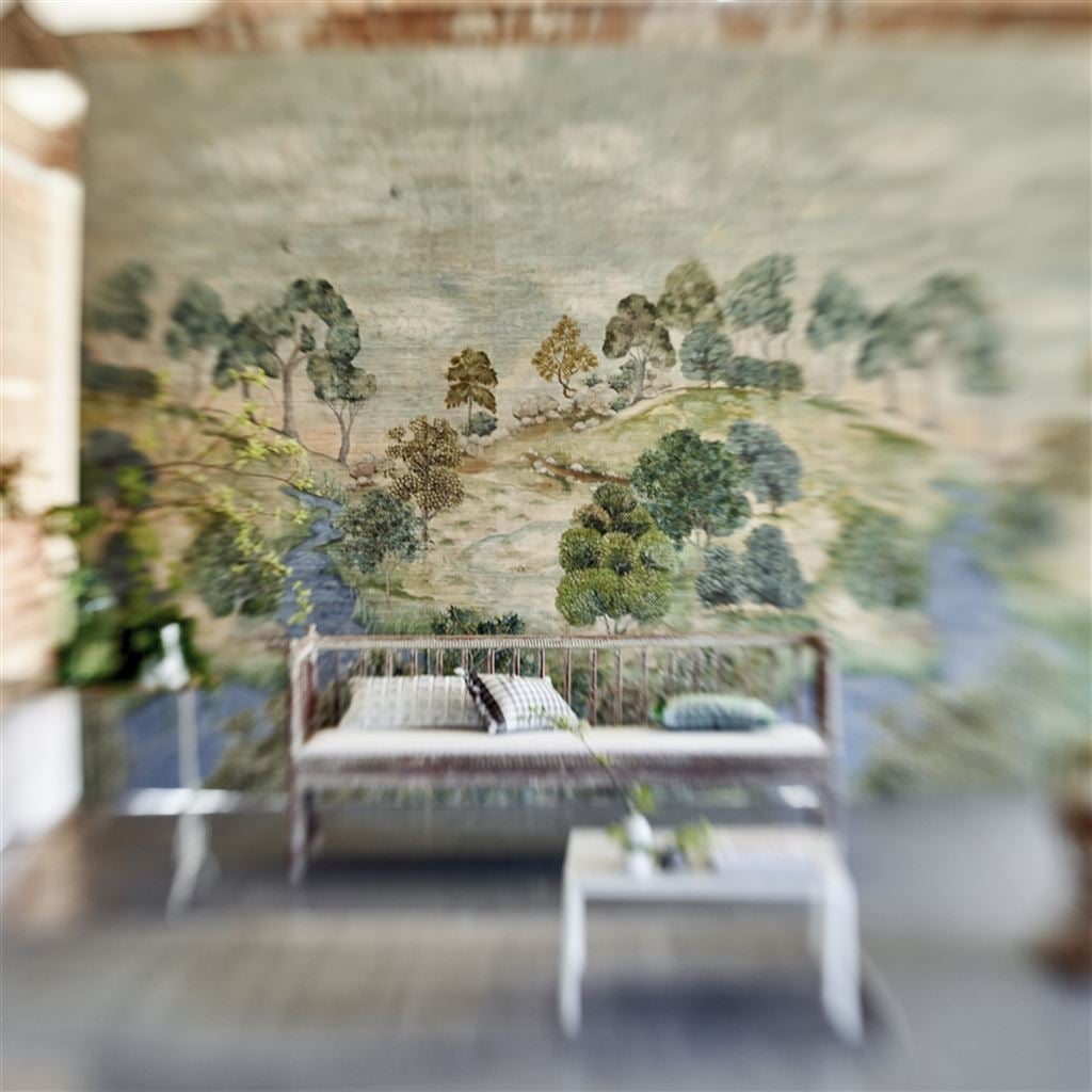 Bandipur Grasscloth Sky (Scenes & Murals II)