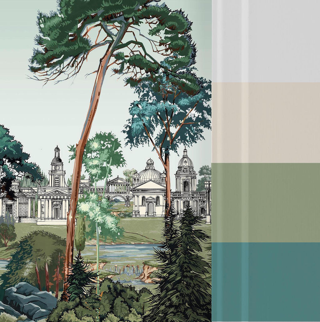 Stately Prominade Dusk Panoramic Bespoke Mural