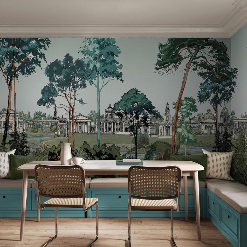 Stately Prominade Dusk Panoramic Bespoke Mural