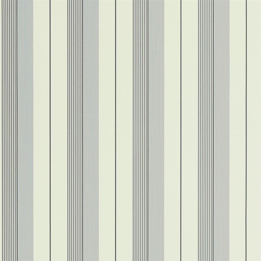 Aiden Stripe - Granite / Cream (Signature Stripes and Plaids)