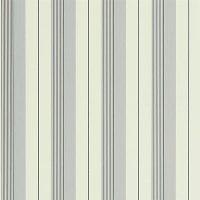 Aiden Stripe - Granite / Cream (Signature Stripes and Plaids)
