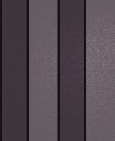 Baroque Flock Plum Wallpaper