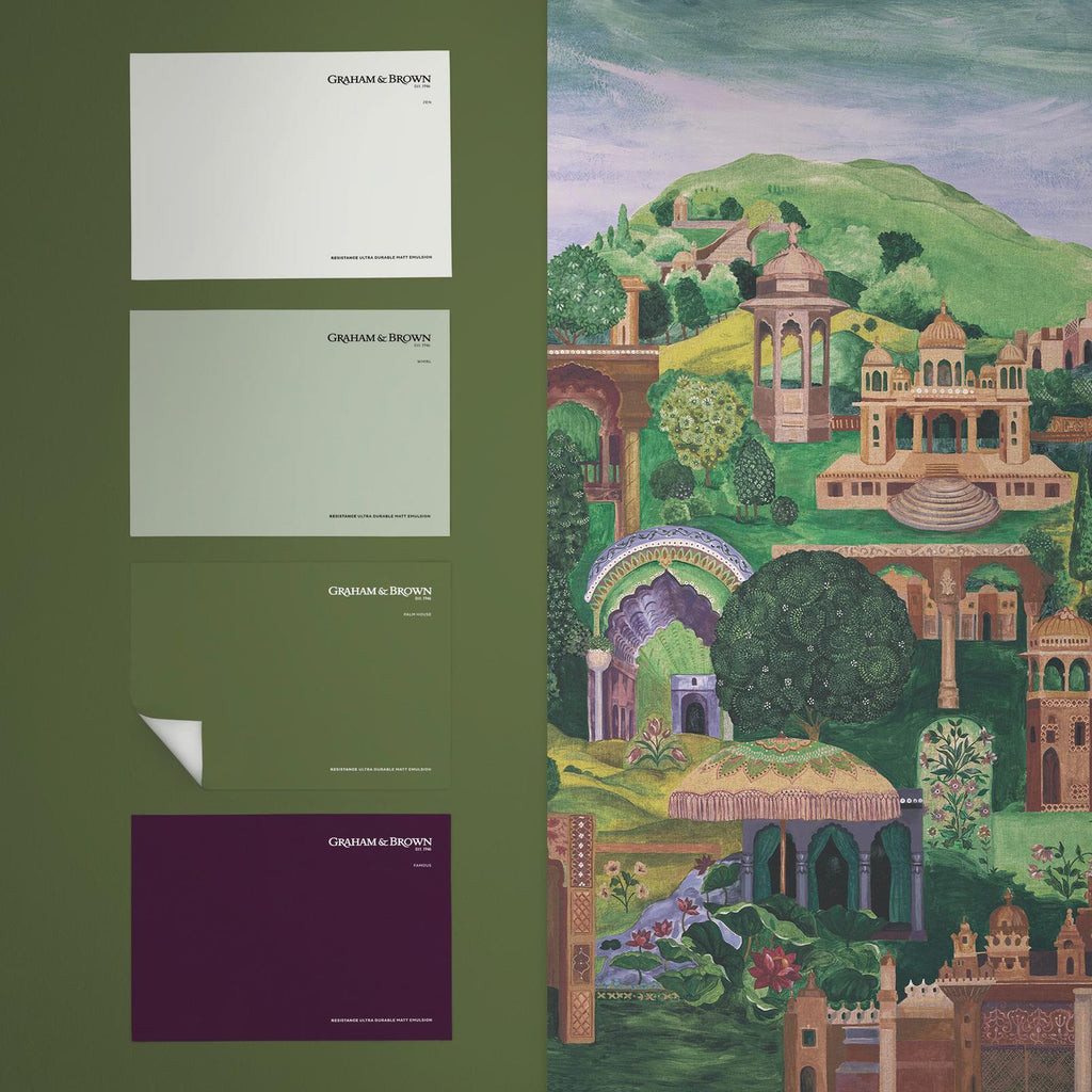 The Lost City Multicolour Bespoke Mural