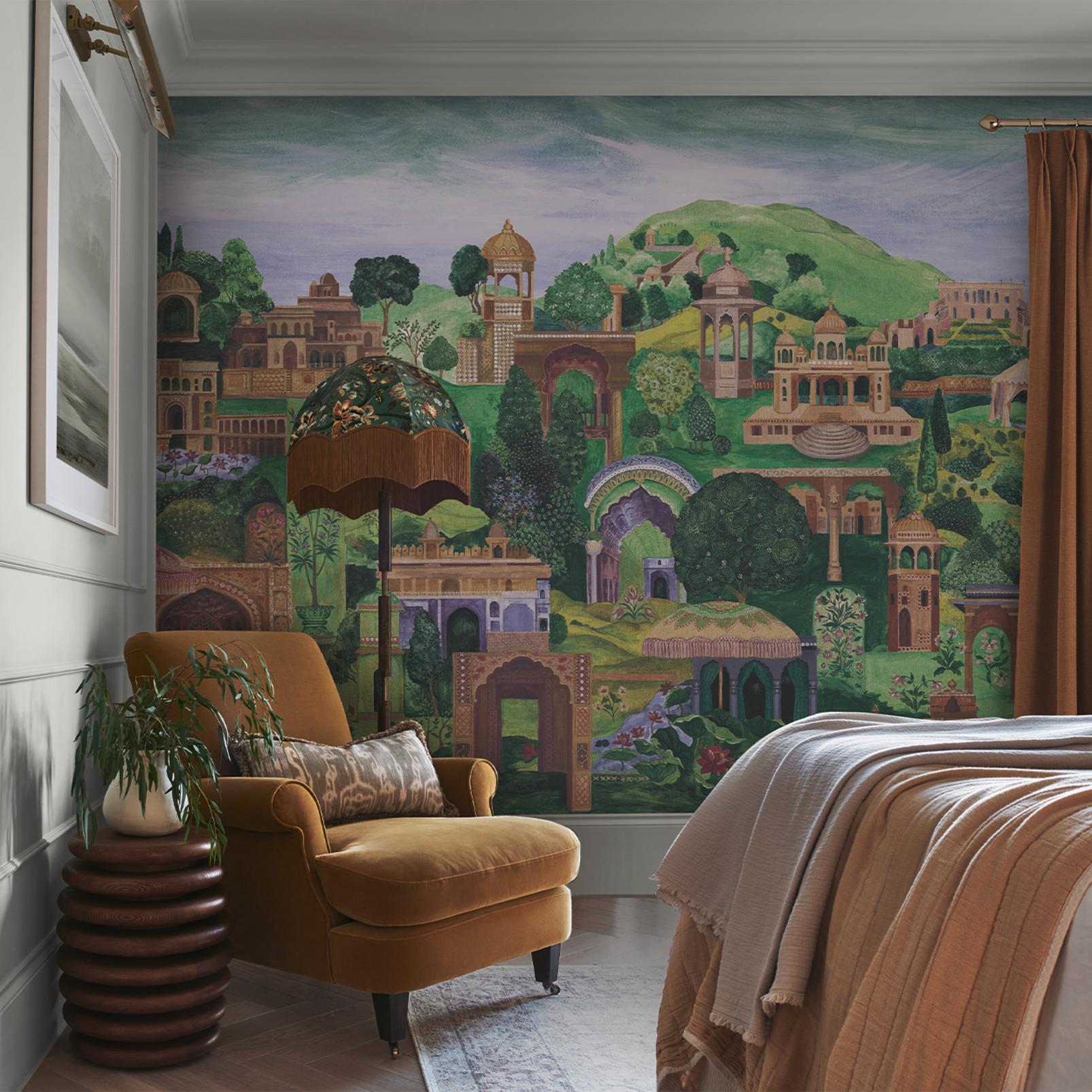 The Lost City Multicolour Bespoke Mural