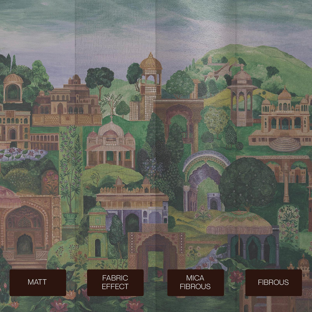 The Lost City Multicolour Bespoke Mural