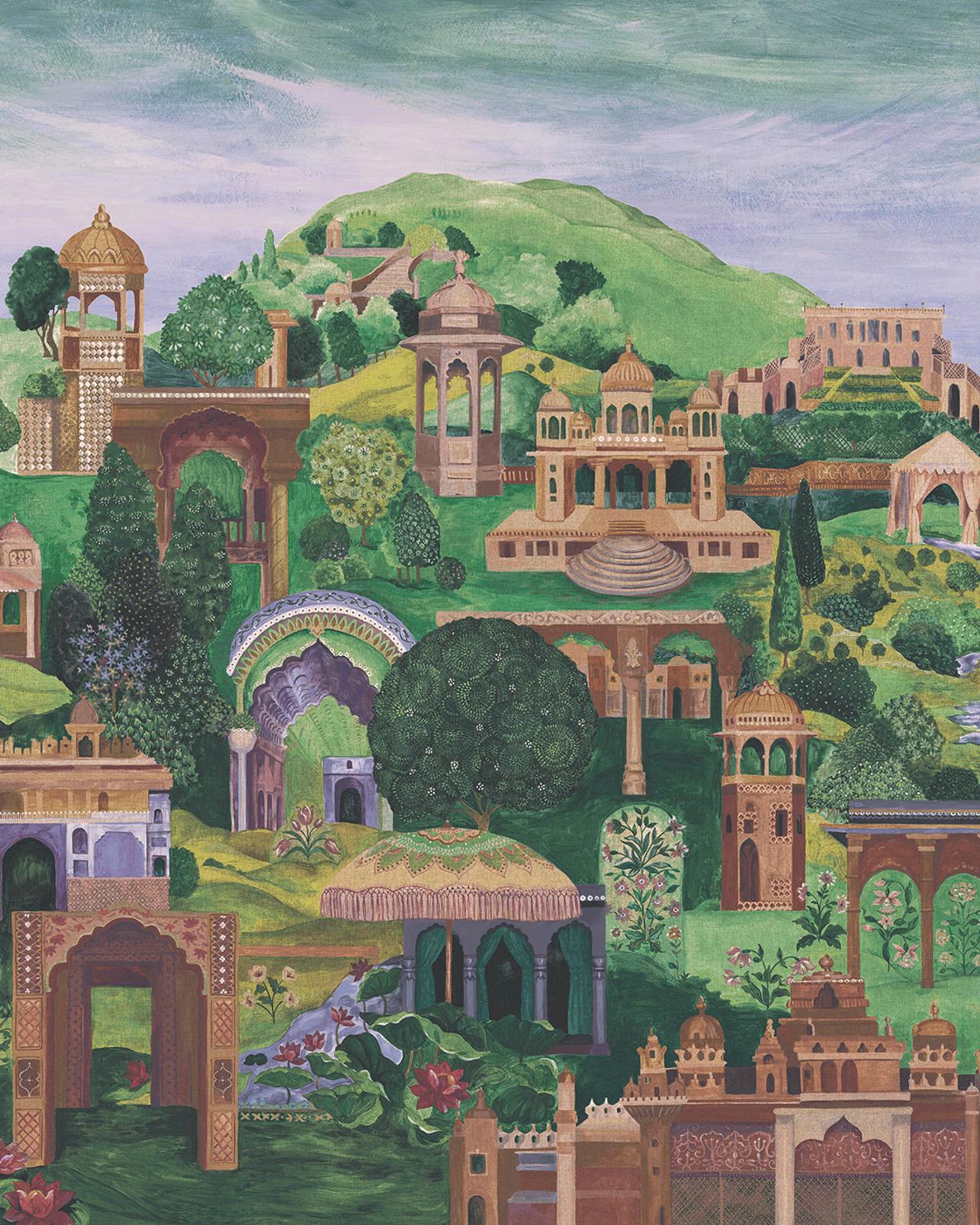 The Lost City Multicolour Bespoke Mural