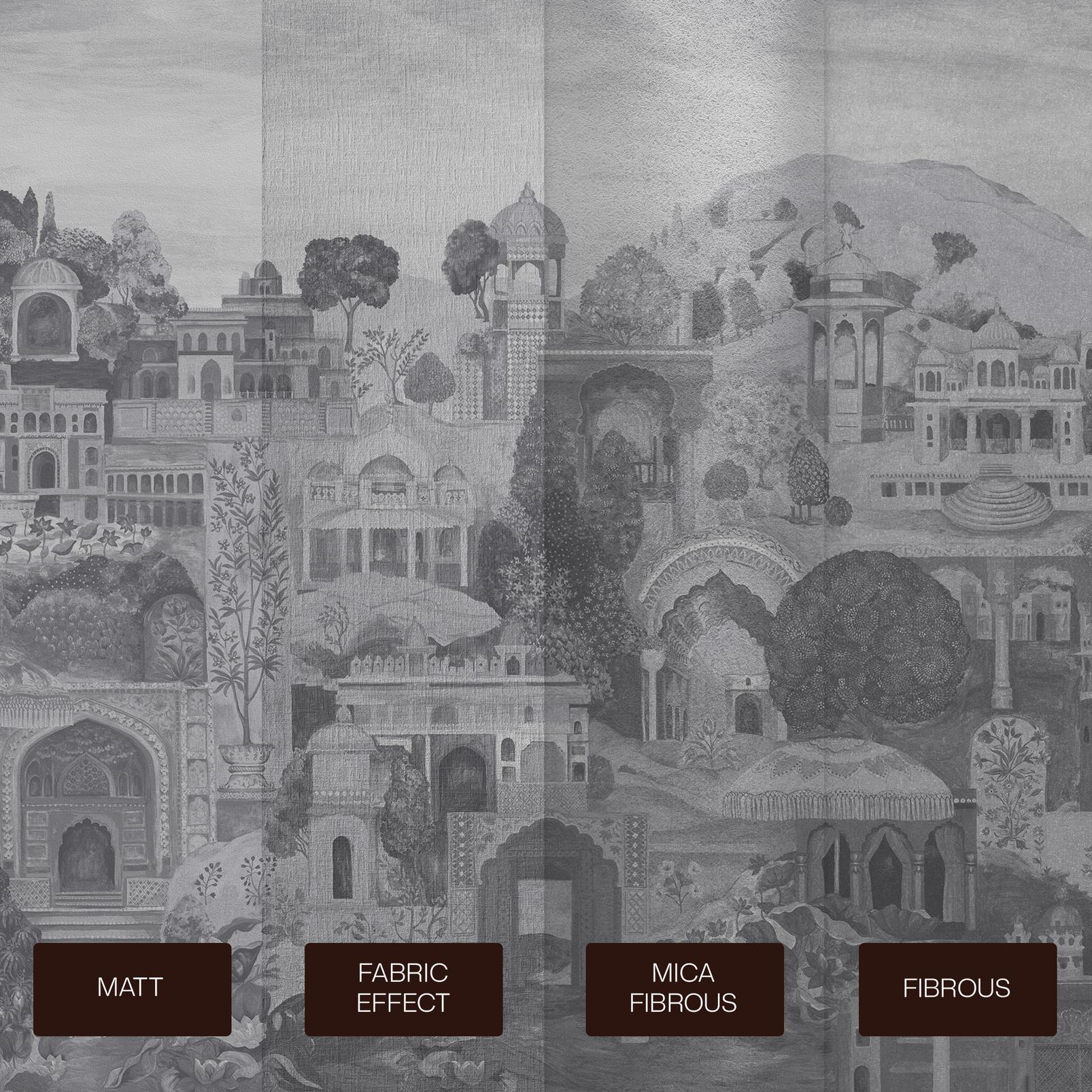 The Lost City Monochrome Bespoke Mural