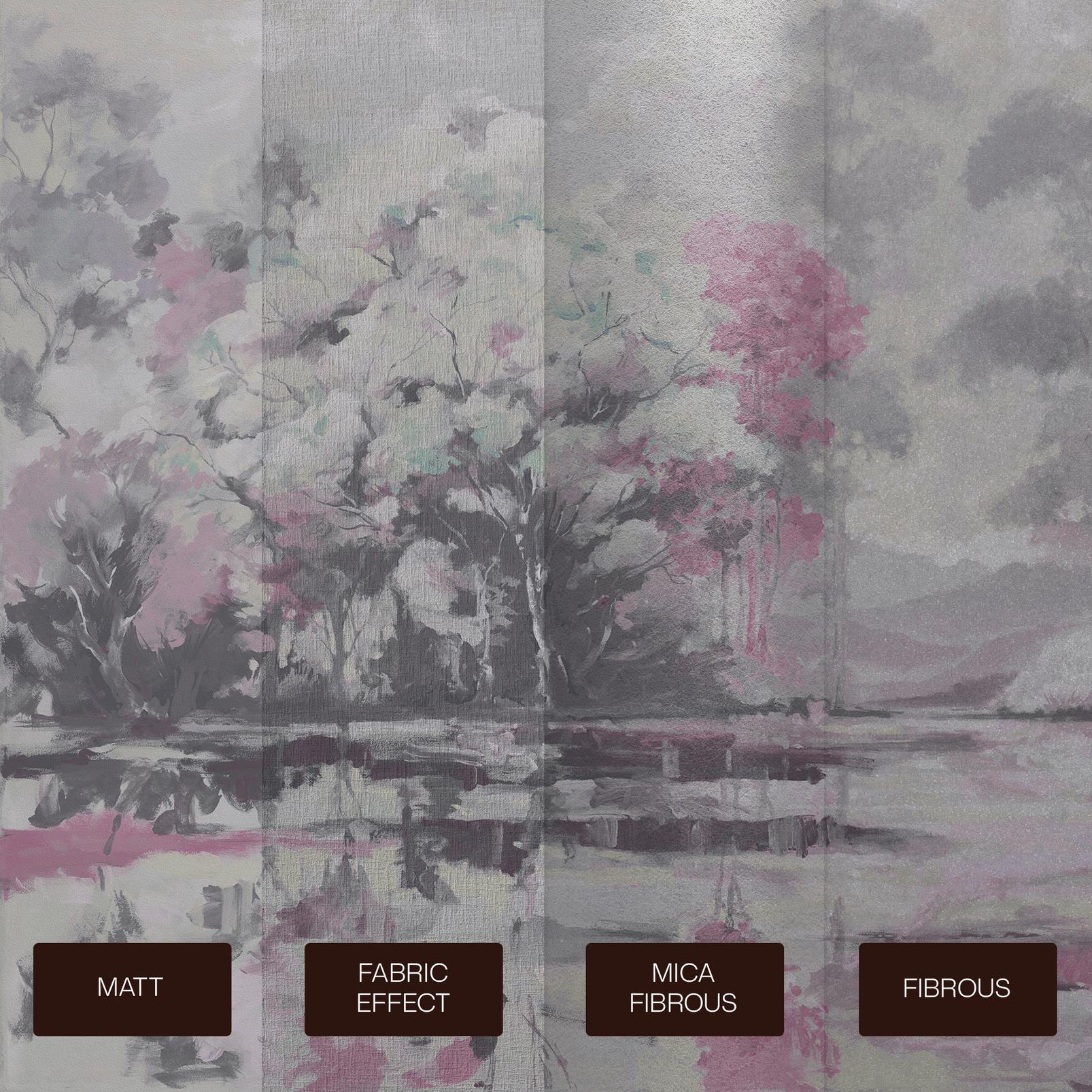 Painterlily Lake Pink Bespoke Mural