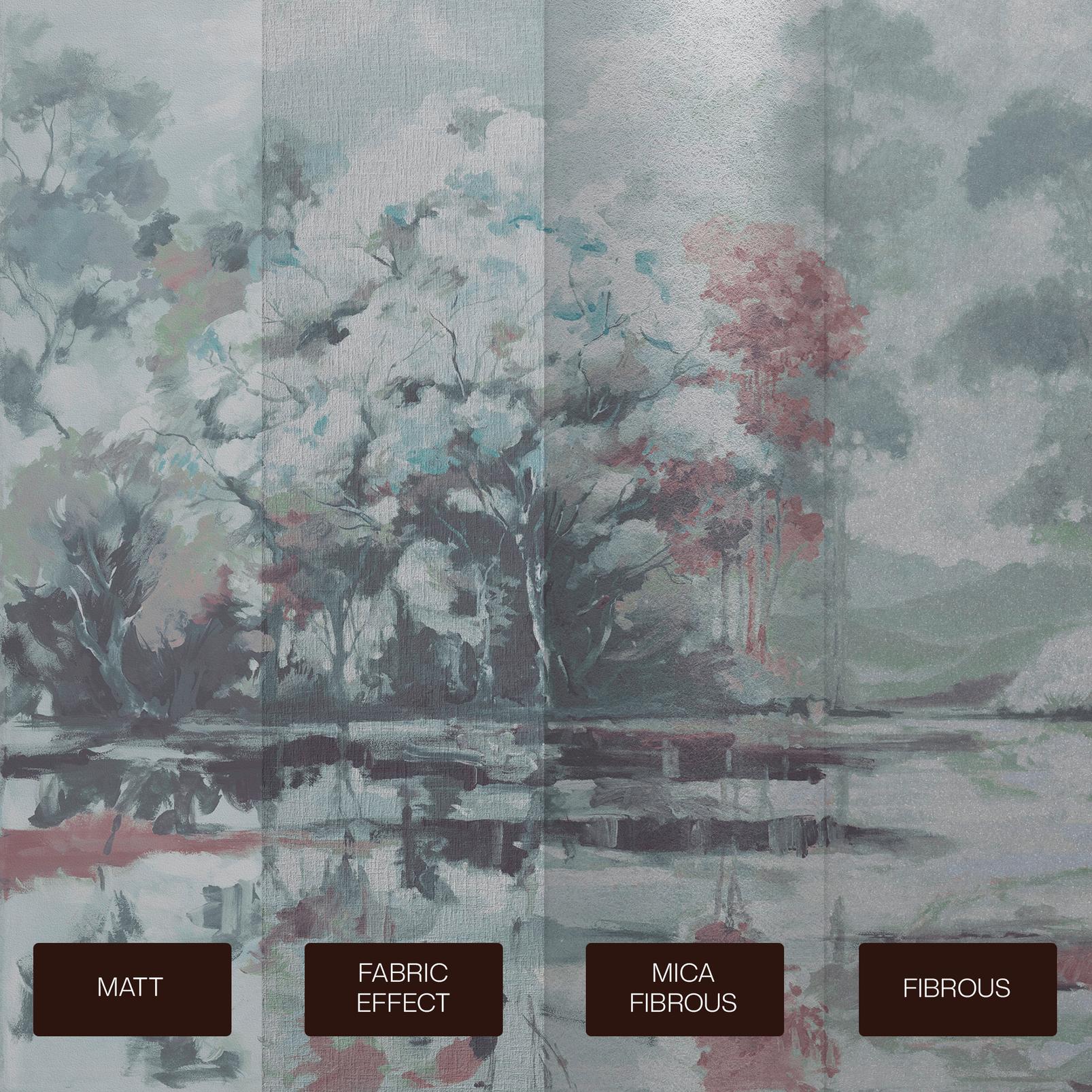 Painterlily Lake Mystic Green Bespoke Mural