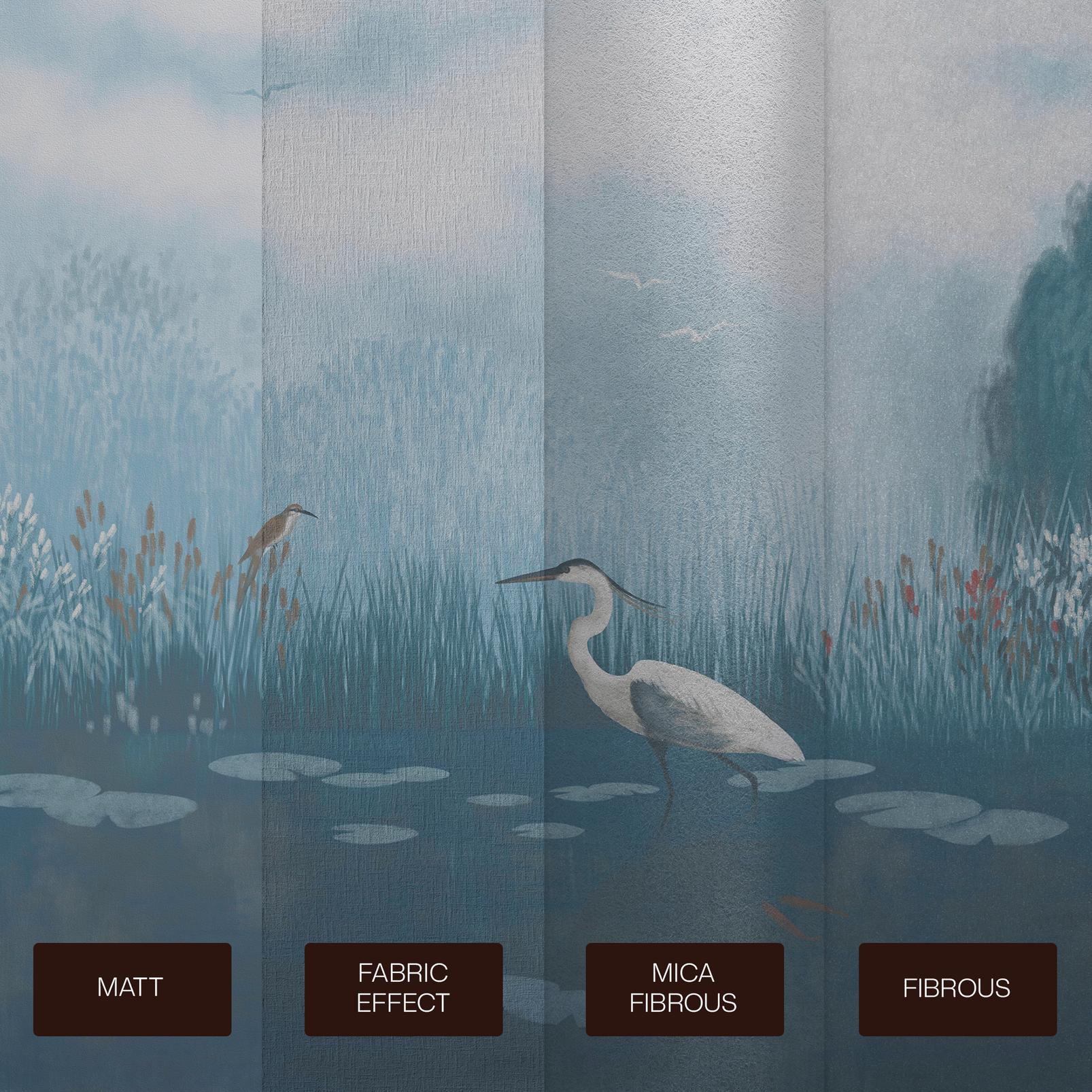 The Weeping Willow Teal Bespoke Mural