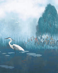 The Weeping Willow Teal Bespoke Mural