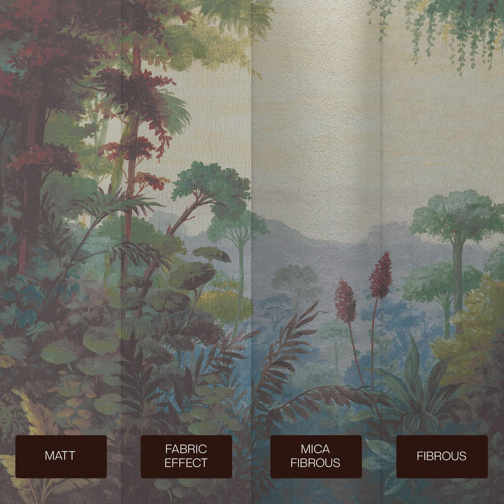 Jungle Vista Multicolour Bespoke Mural