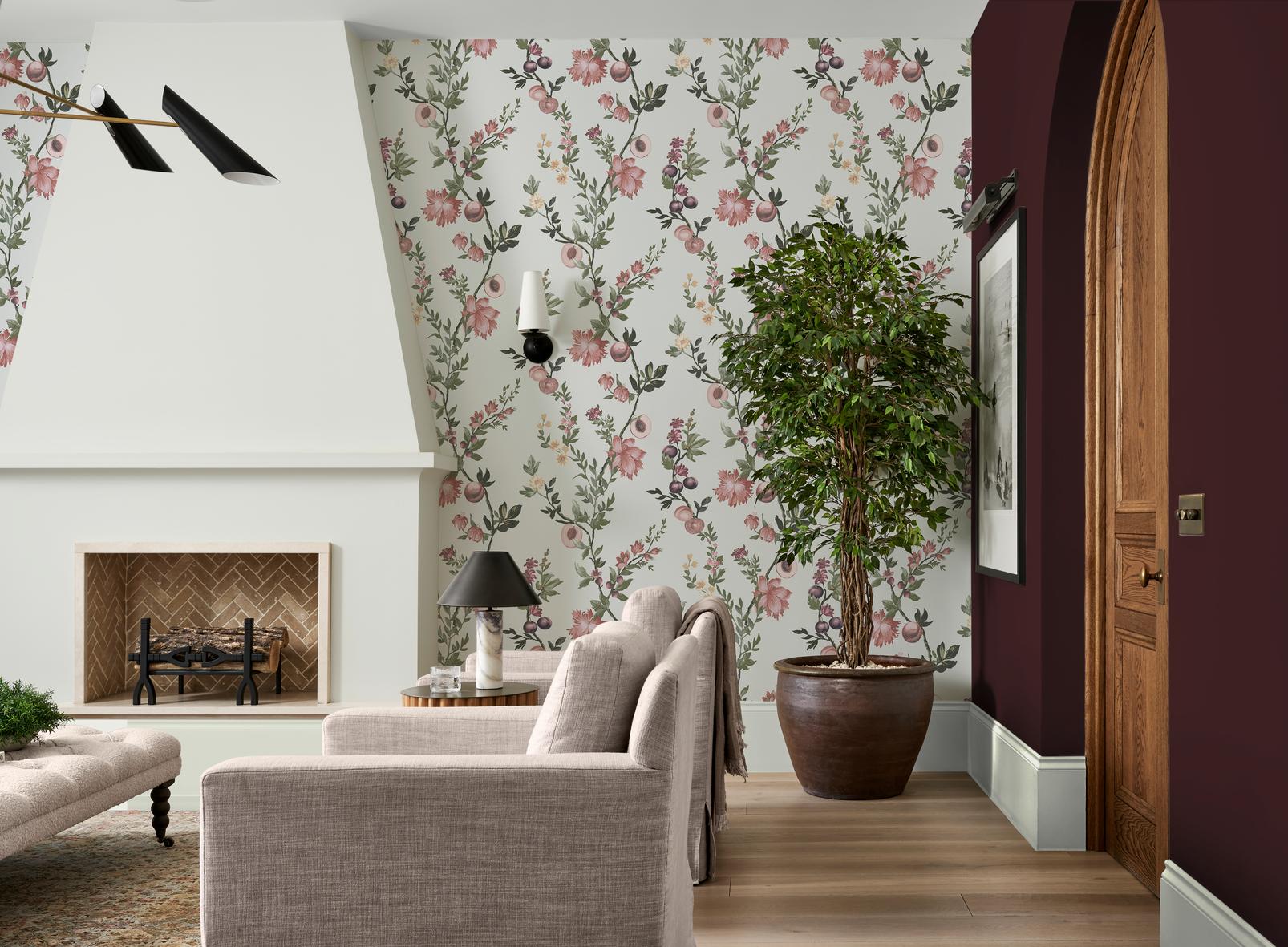Allurium Soft Pink Wallpaper