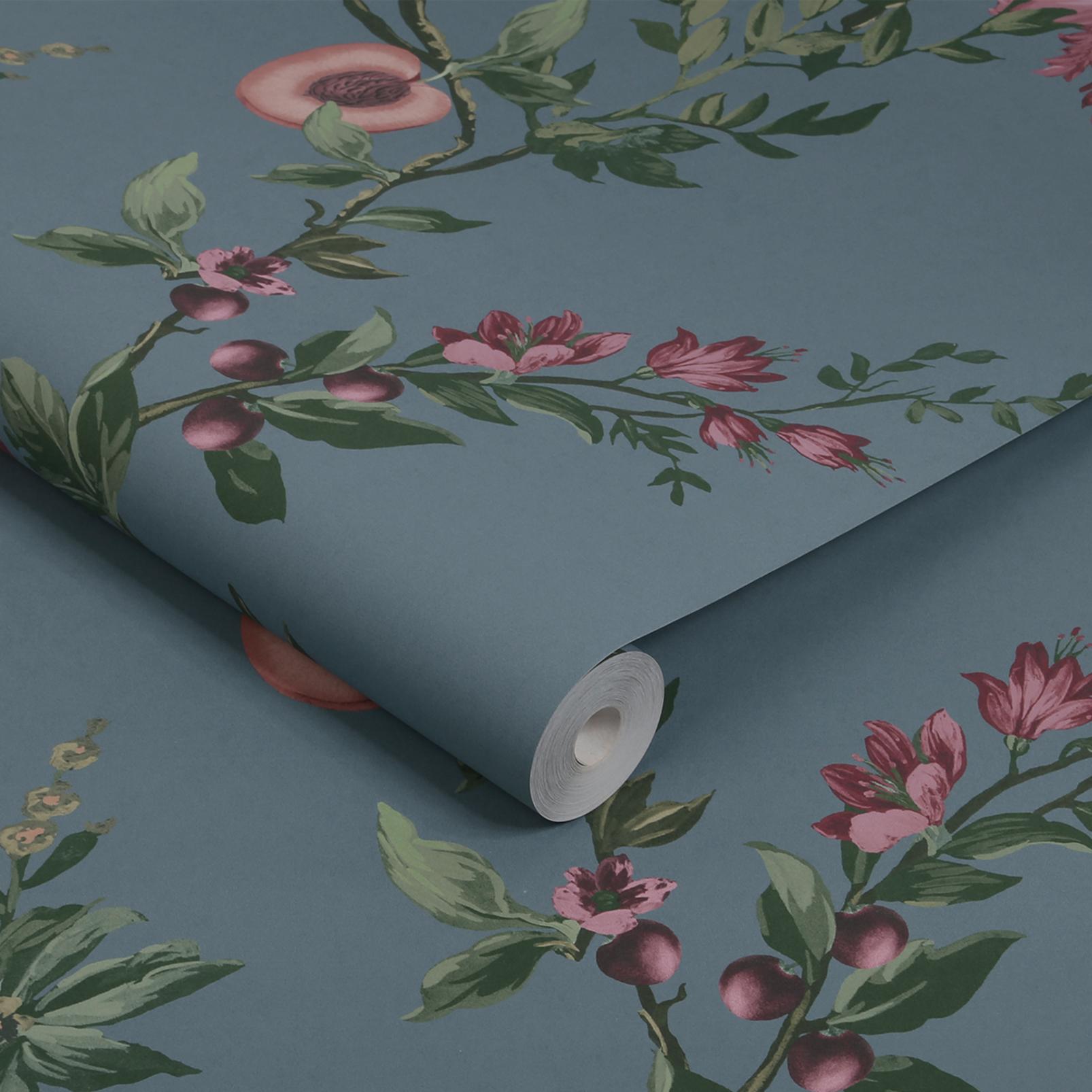 Allurium Denim Wallpaper