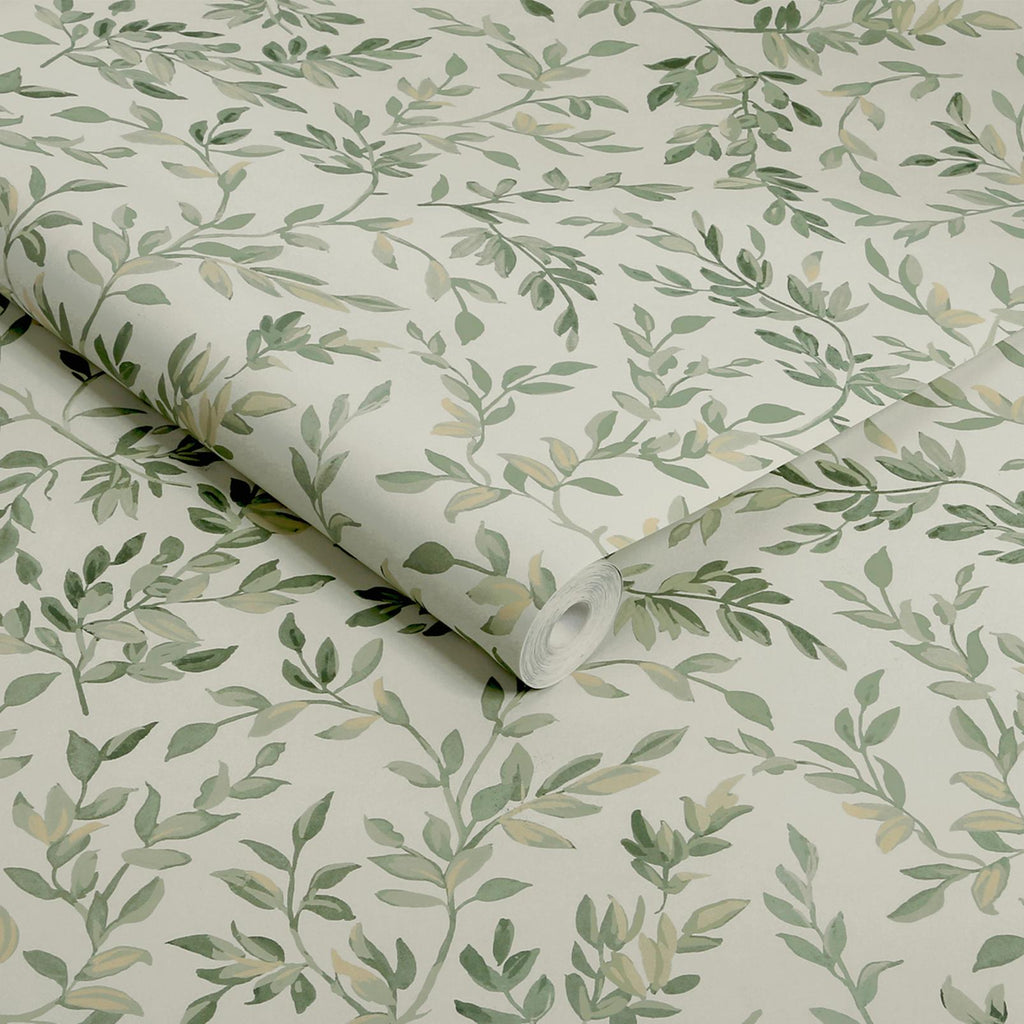 Archivist's Leaf Sage Wallpaper