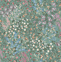 Painterly Flora Green Wallpaper