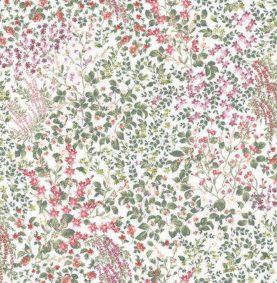 Painterly Flora Day Wallpaper