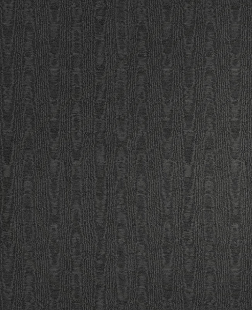 Moire Charcoal Wallpaper