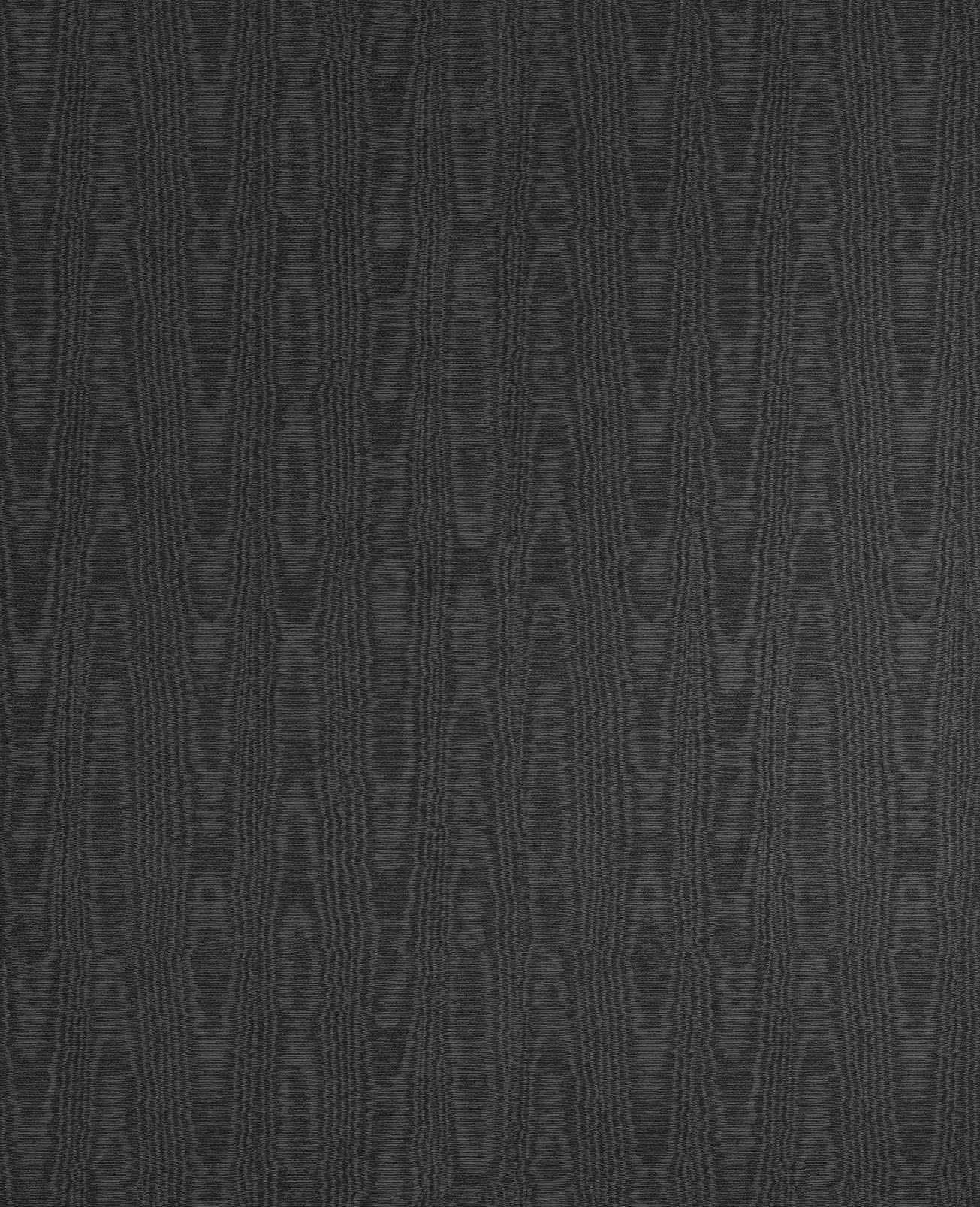 Moire Charcoal Wallpaper