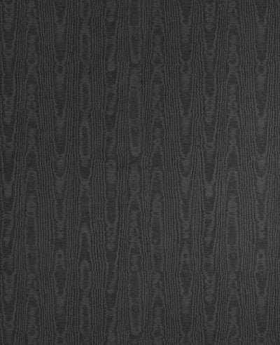 Moire Charcoal Wallpaper