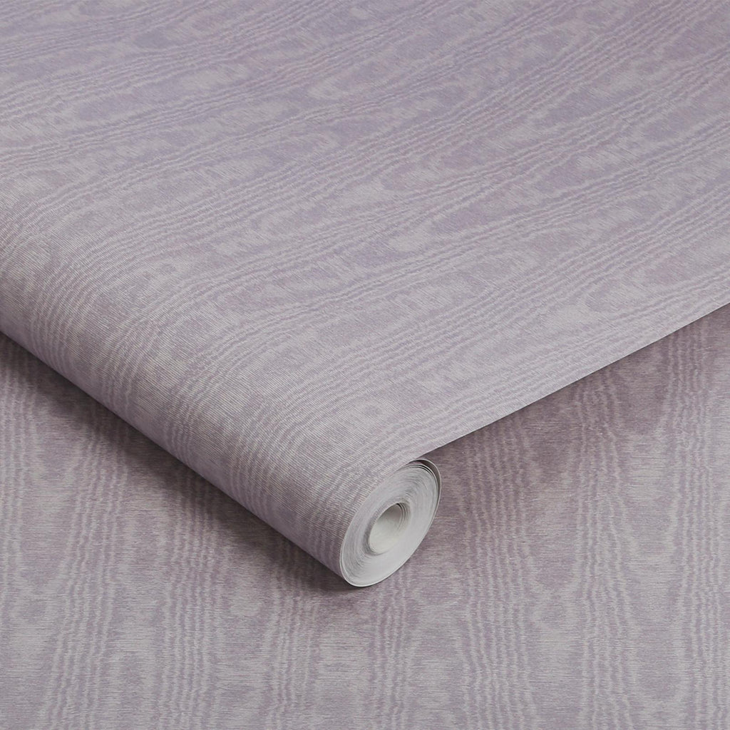 Moire Lavender Wallpaper