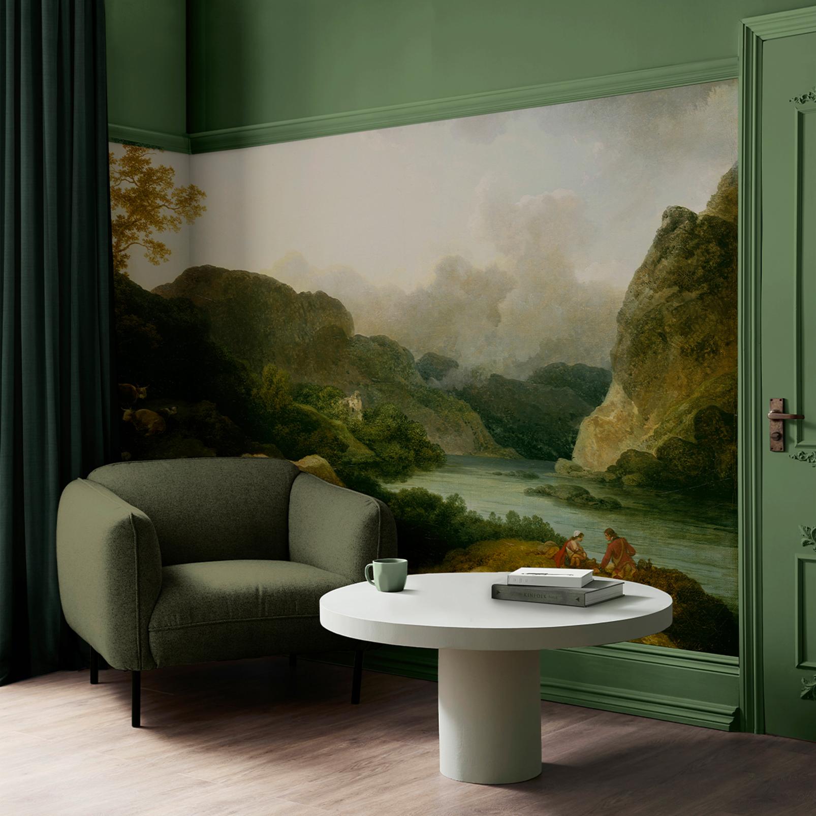 Lake Scene, Evening Bespoke Mural