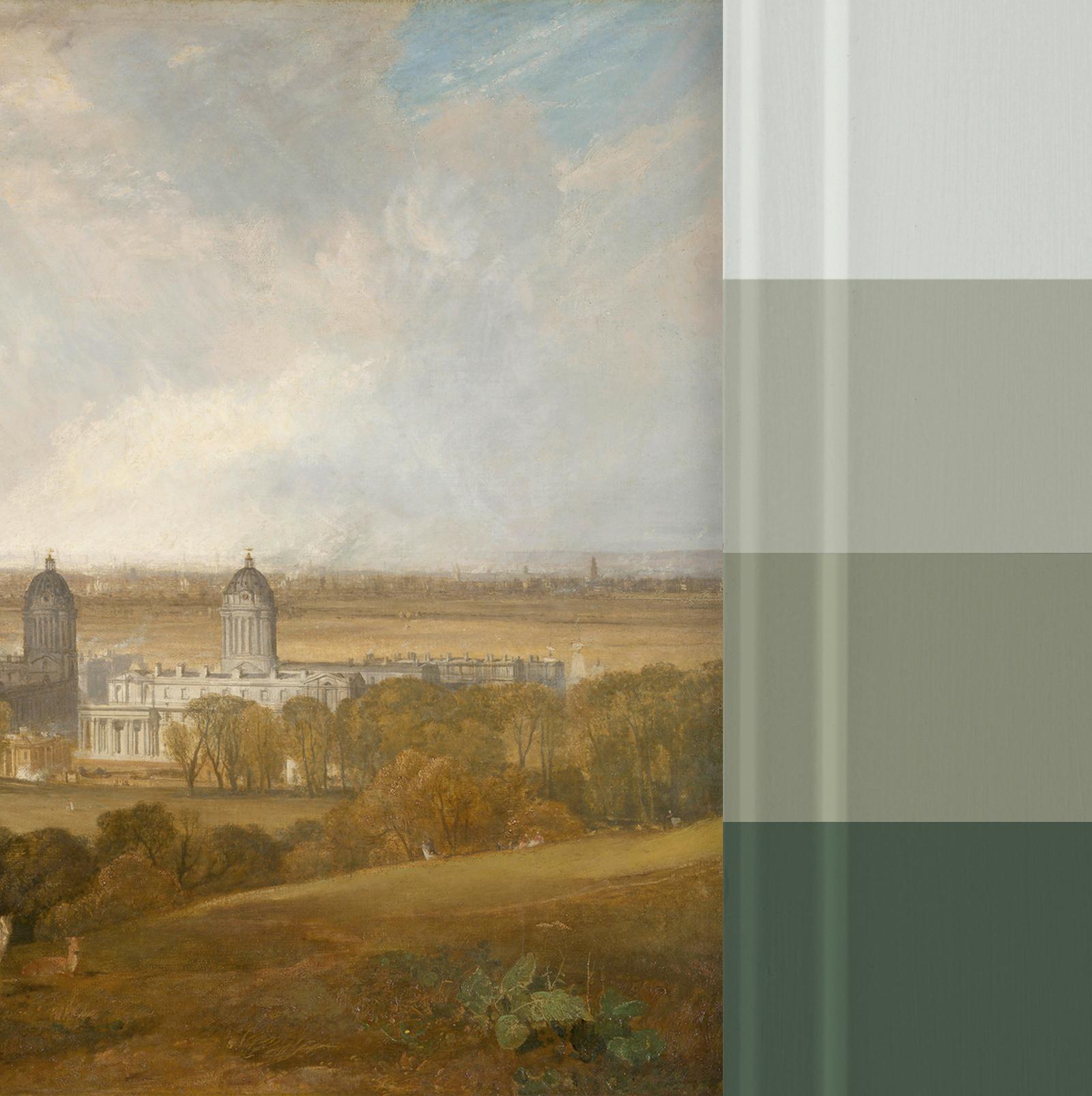 London from Greenwich Park Bespoke Mural