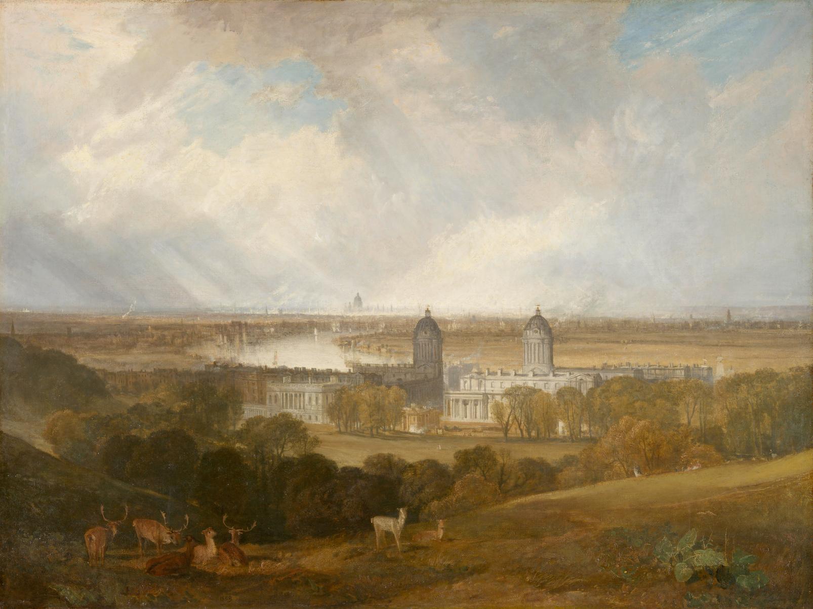 London from Greenwich Park Bespoke Mural