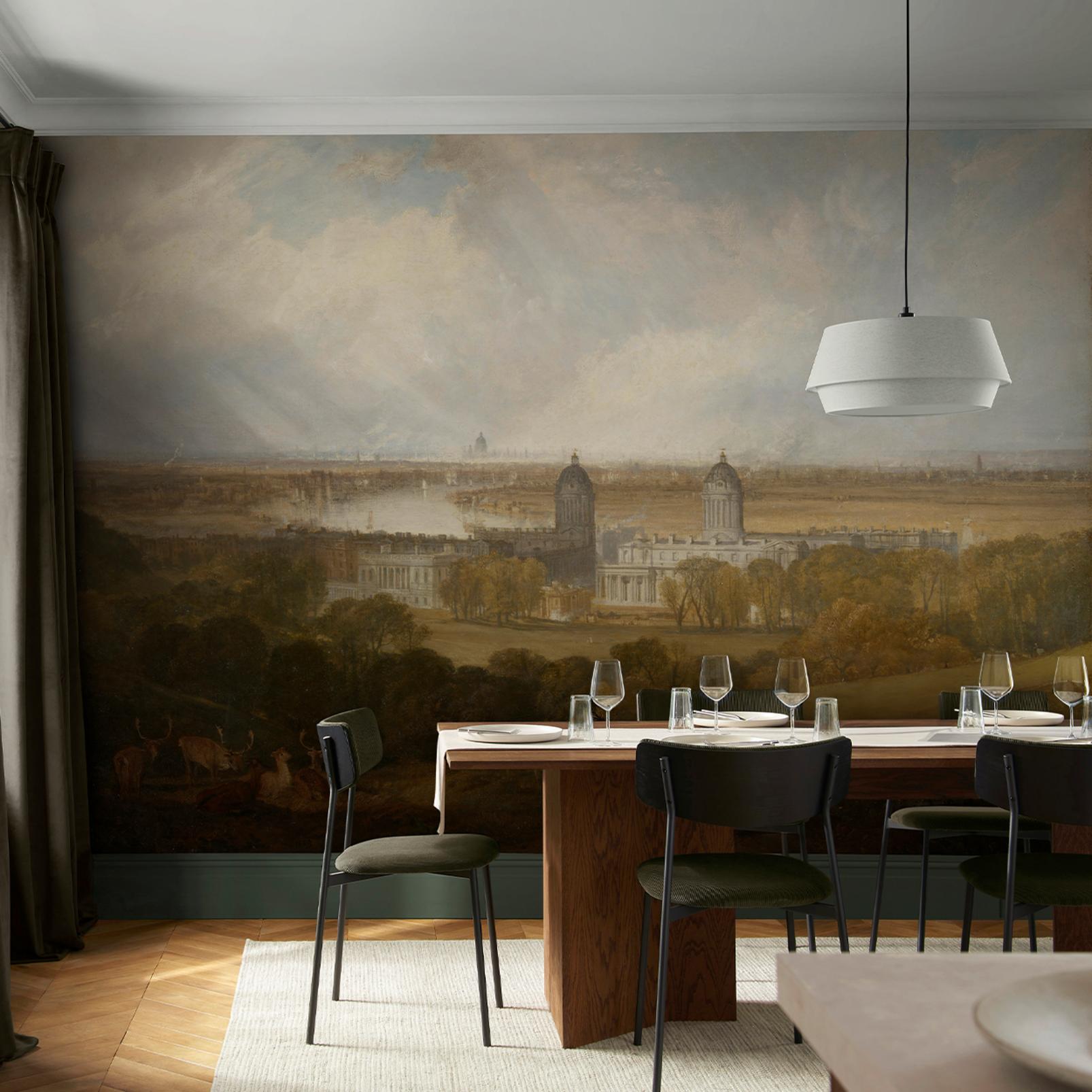 London from Greenwich Park Bespoke Mural