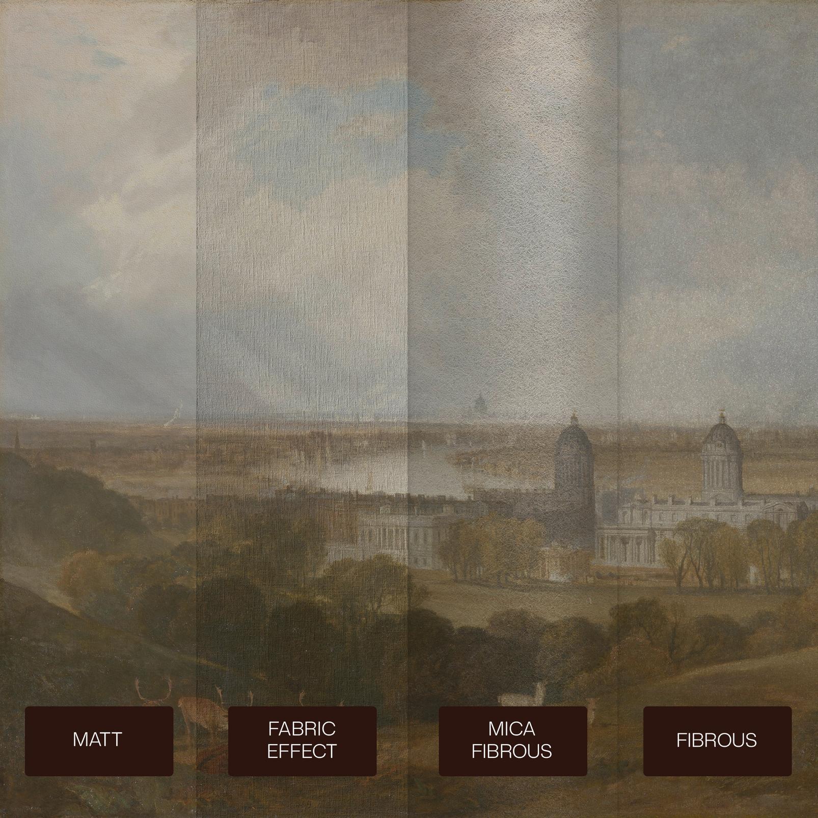 London from Greenwich Park Bespoke Mural