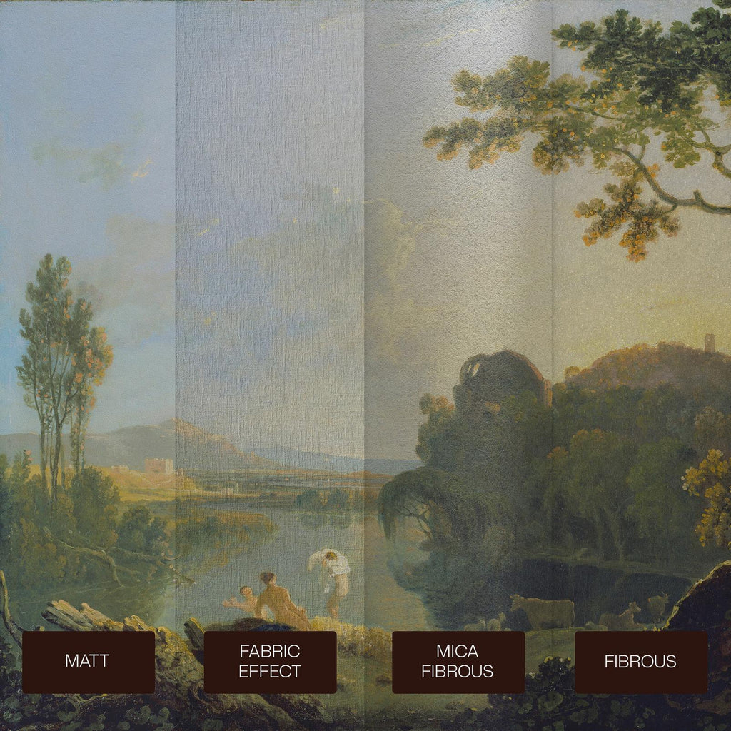 Landscape with Bathers, Cattle and Ruin Bespoke Mural