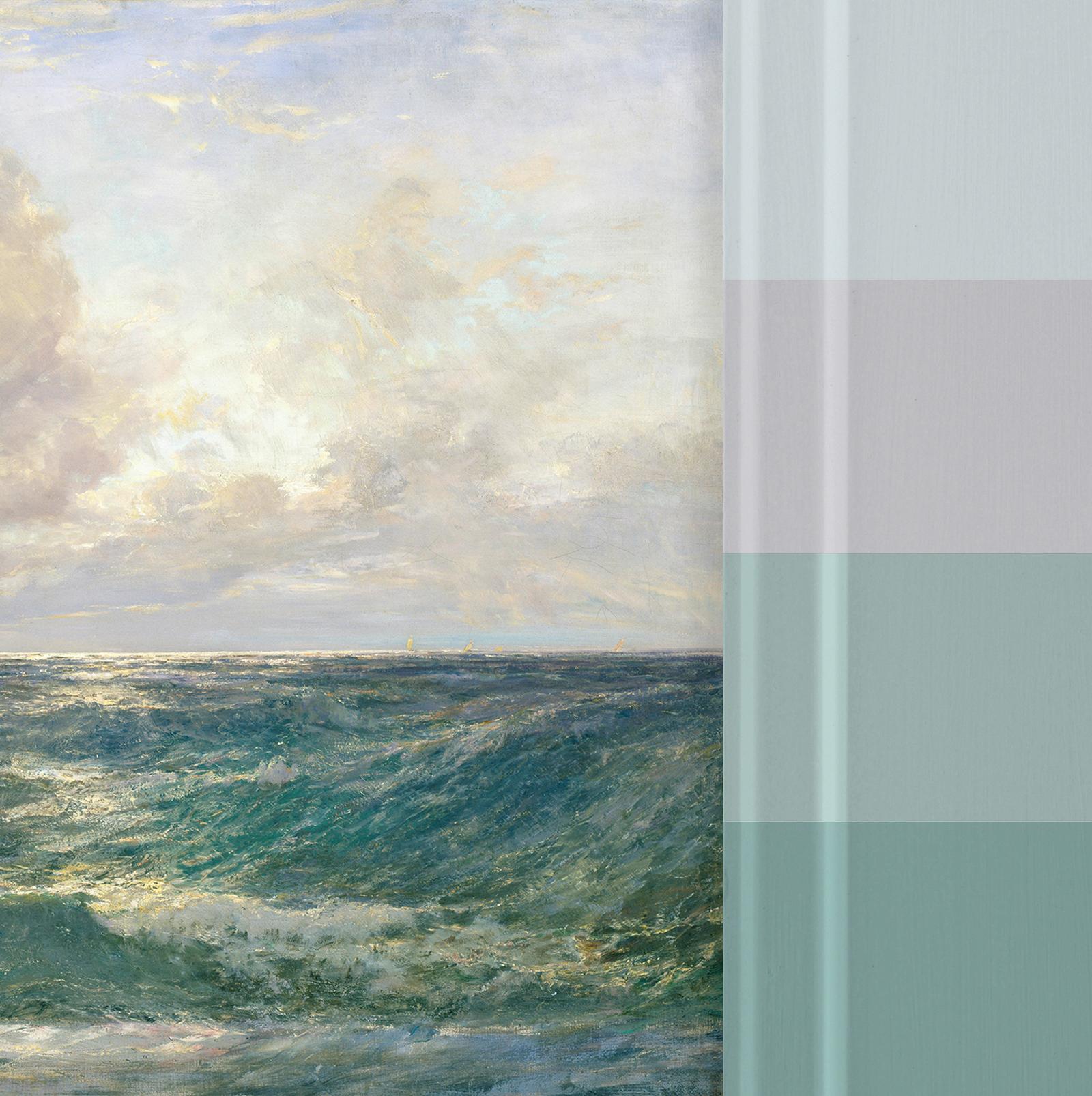 Sunset at Sea: From Harlyn Bay, Cornwall Bespoke Mural
