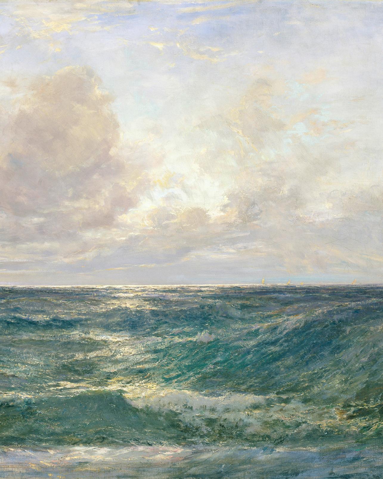 Sunset at Sea: From Harlyn Bay, Cornwall Bespoke Mural