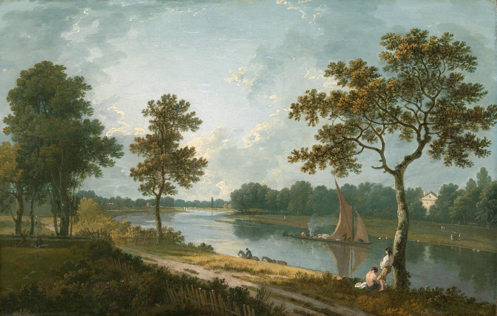 The Thames near Marble Hill  Twickenham Bespoke Mural
