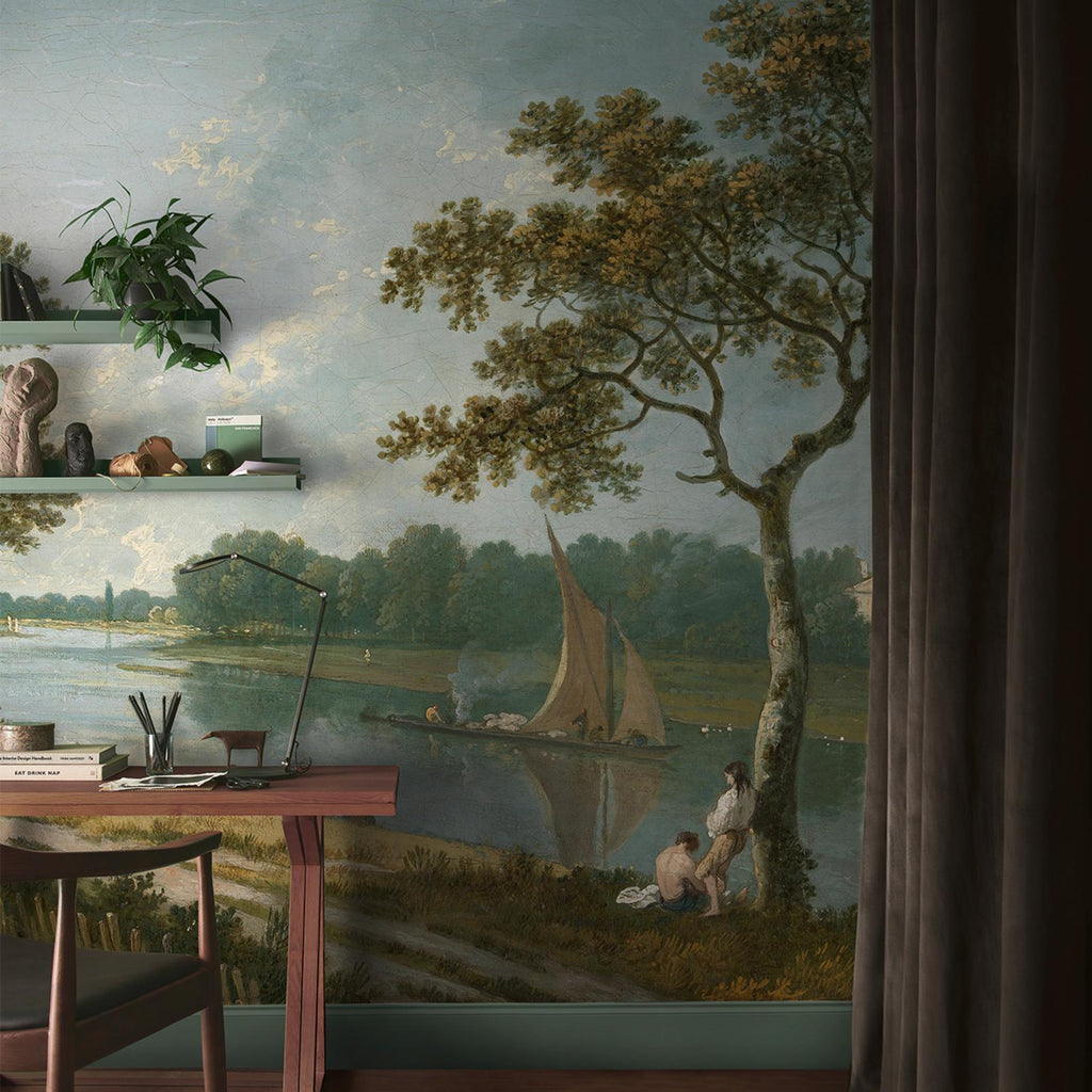 The Thames near Marble Hill  Twickenham Bespoke Mural