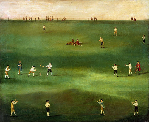 An Exact Representation of the Game of Cricket Bespoke Mural