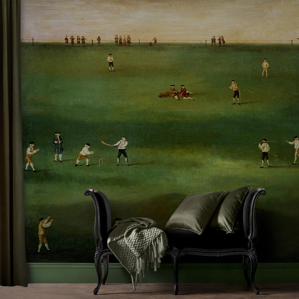An Exact Representation of the Game of Cricket Bespoke Mural