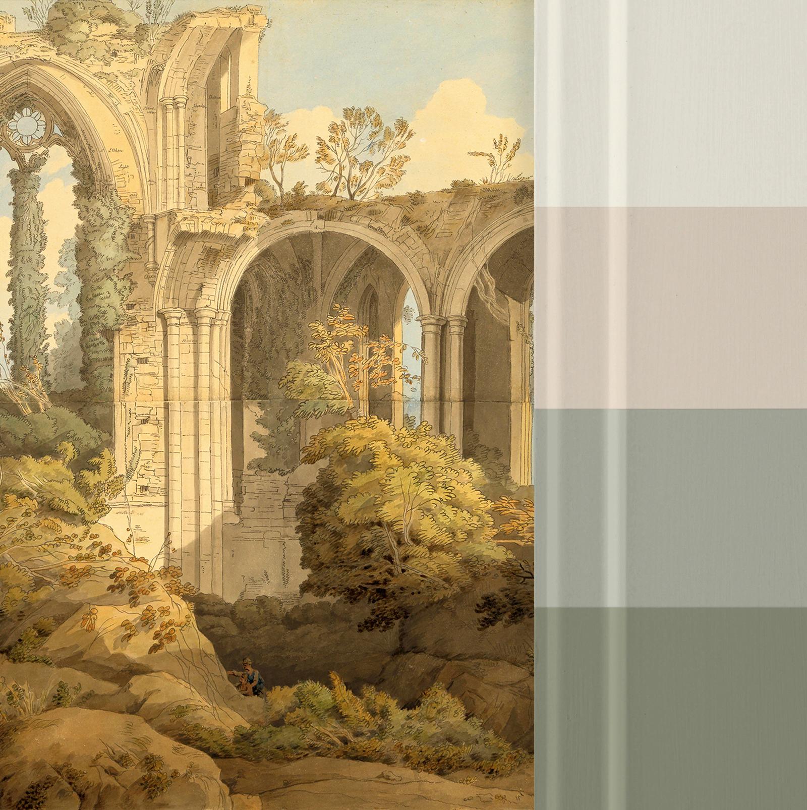 Netley Abbey 1809 Bespoke Mural