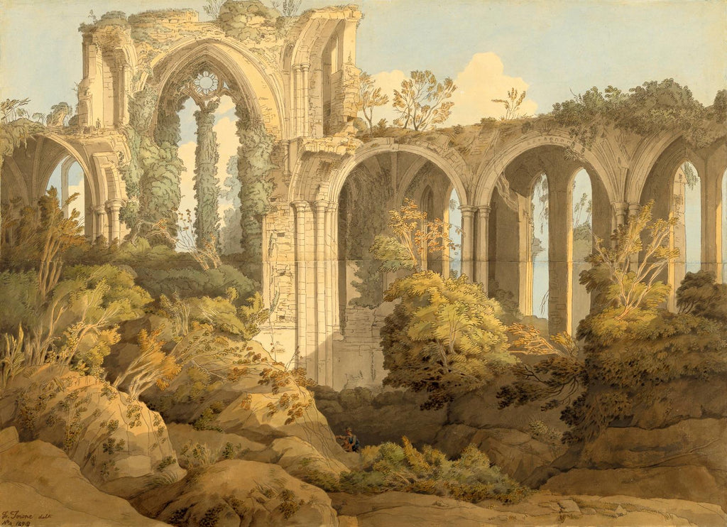Netley Abbey 1809 Bespoke Mural