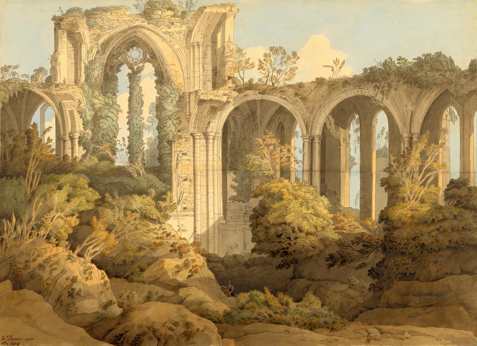 Netley Abbey 1809 Bespoke Mural