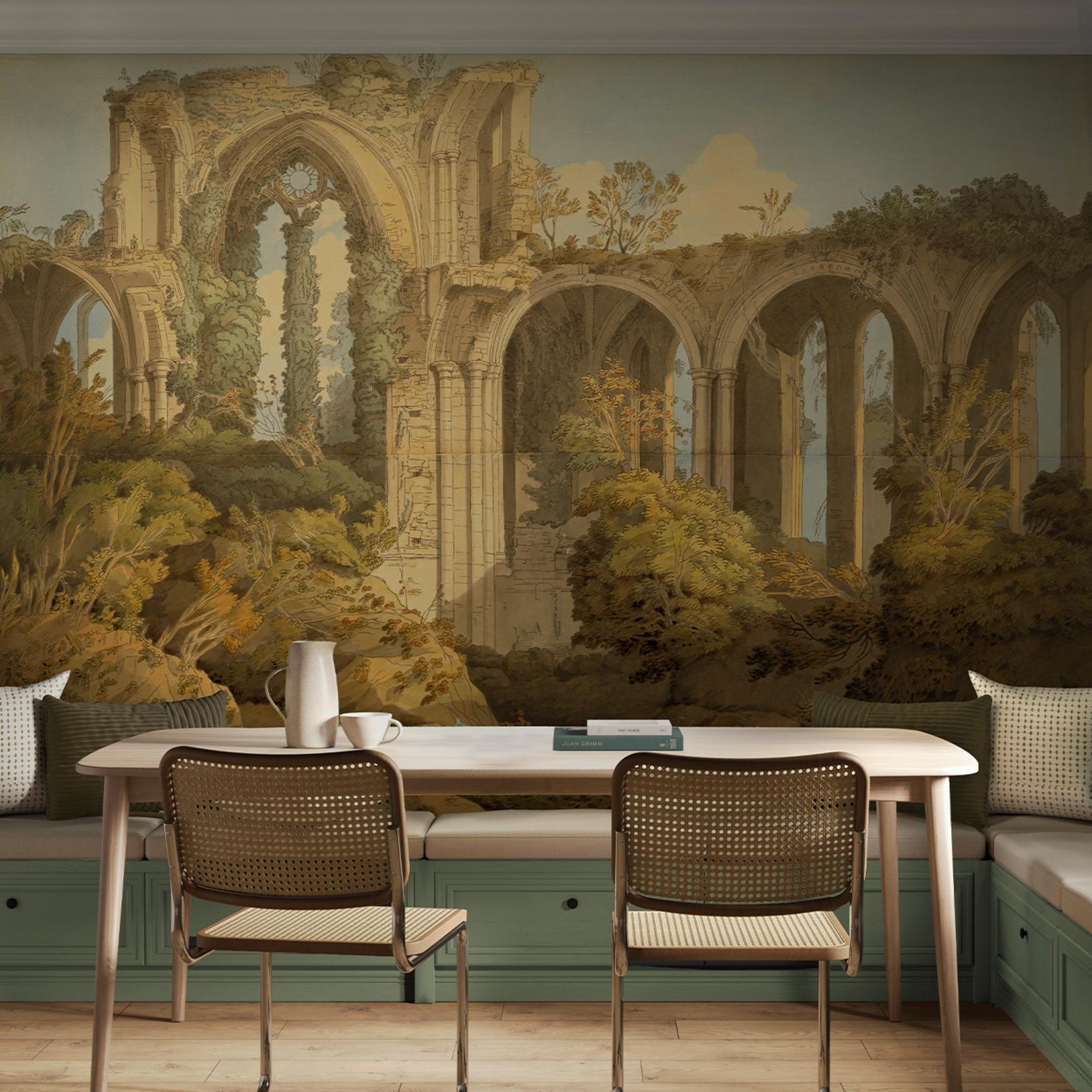 Netley Abbey 1809 Bespoke Mural